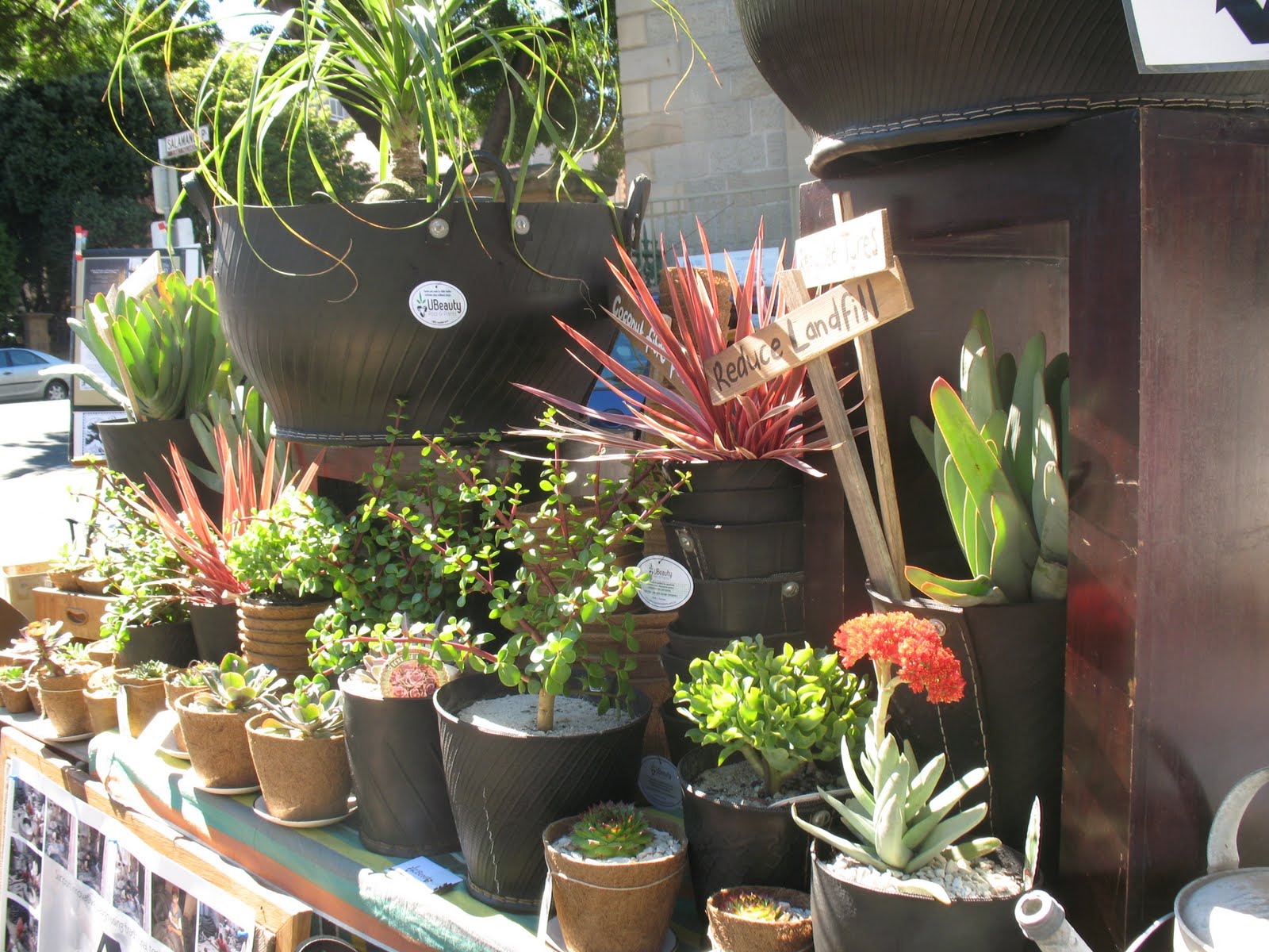 Green Gardeners: Recycled Tire Pots