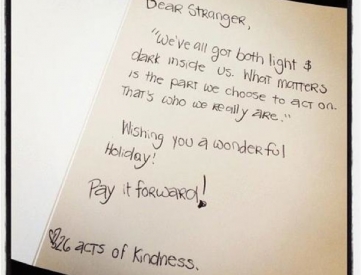 Inspiring By Example: 26 Acts of Kindness